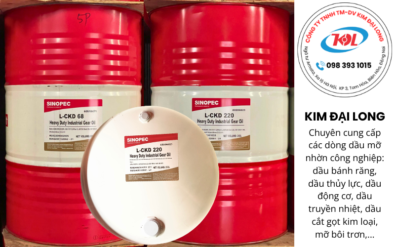 Kim Đại Long chuyên cung cấp dầu bánh răng công nghiệp